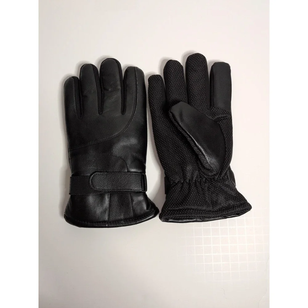 Pair‎ Of Winter Gloves Warm , Windproof, & Touchscreen For Unisex Black One Size